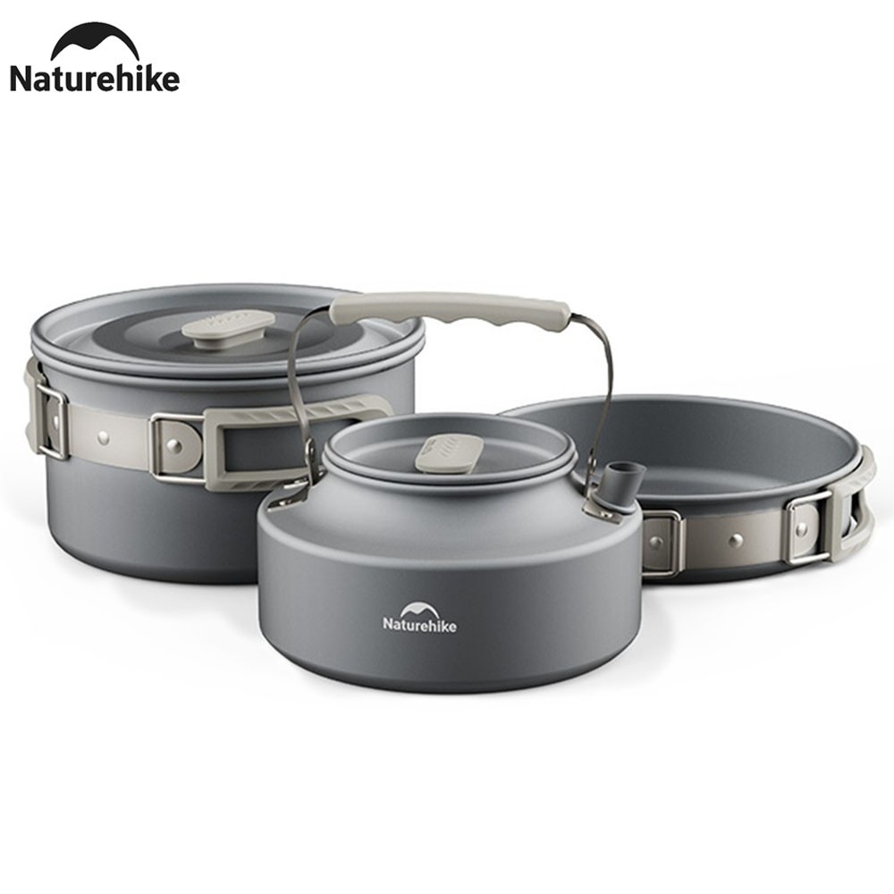 Naturehike Aluminium Alloy Pot Set for 2-4 People 2