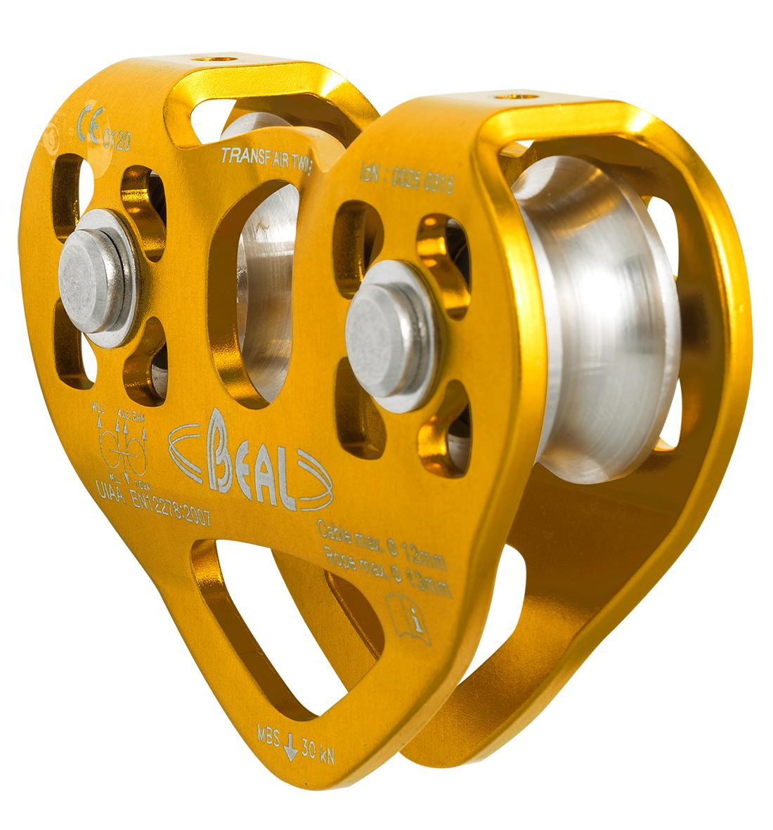 Transf'Air Twin B Pulley, Zipline Pulley, Zipline Trolley