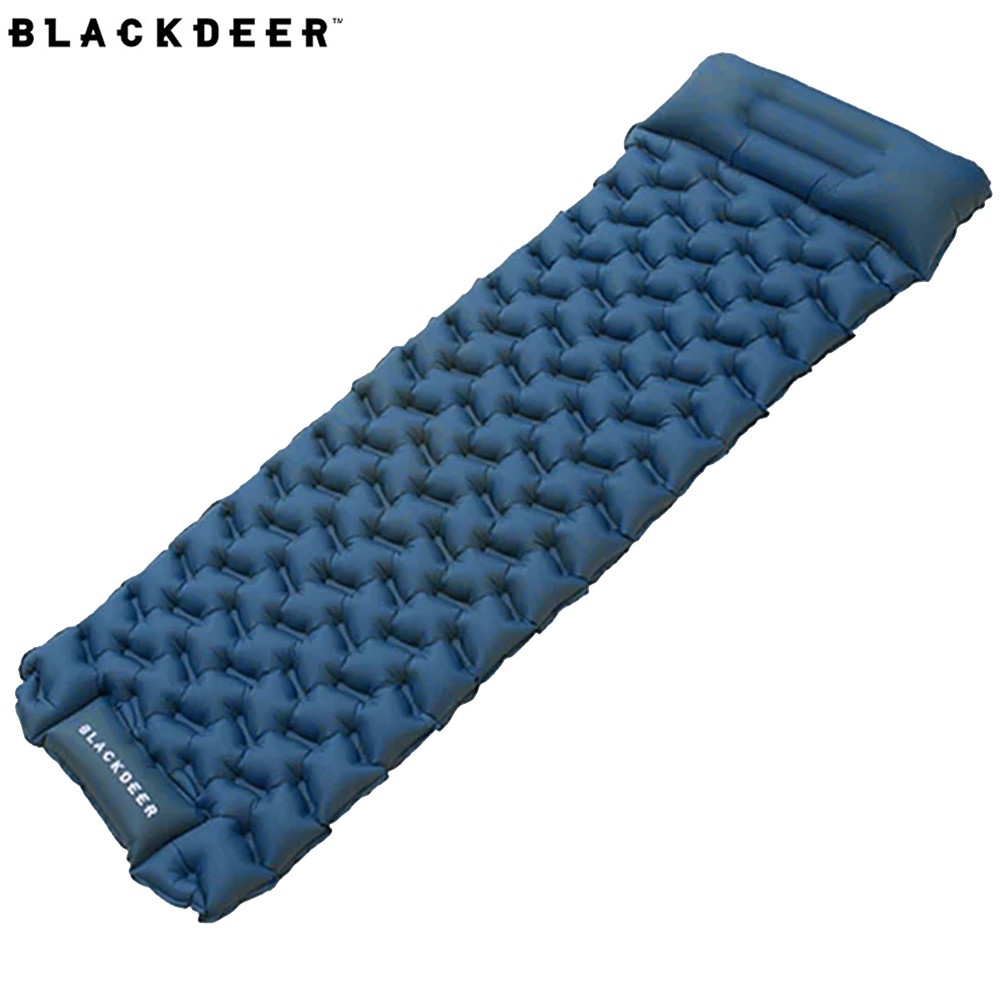 Blackdeer Push-Type Inflatable Cushion, Portable Sleeping Pad, Small, Lightweight Mattress for Camping
