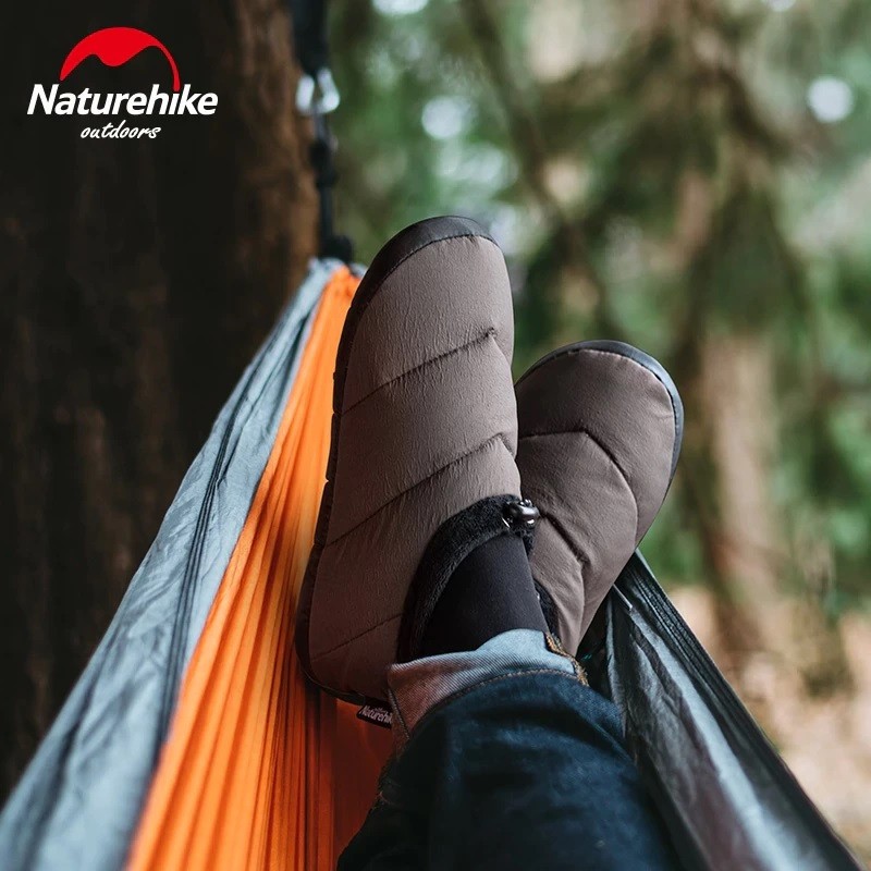 Naturehike SH04 down low-top camp shoes Brown