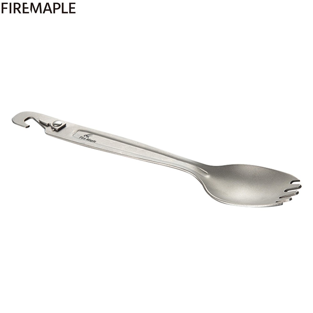 Fire Maple Woodpecker Titanium Spork With Gas Cartridge Puncture Tool