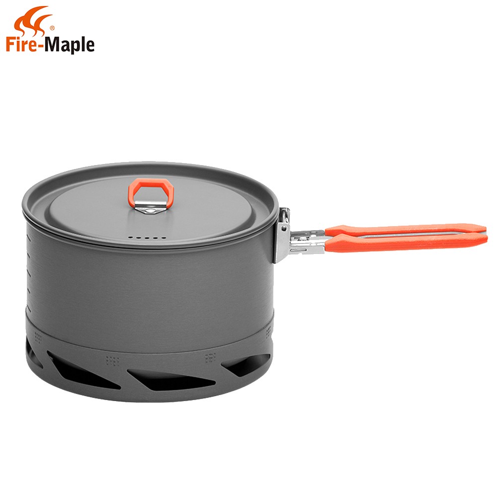 Fire Maple FMC-K2 Heat Exchanger Camping Pot Cookware Cooking Pot 1.5L