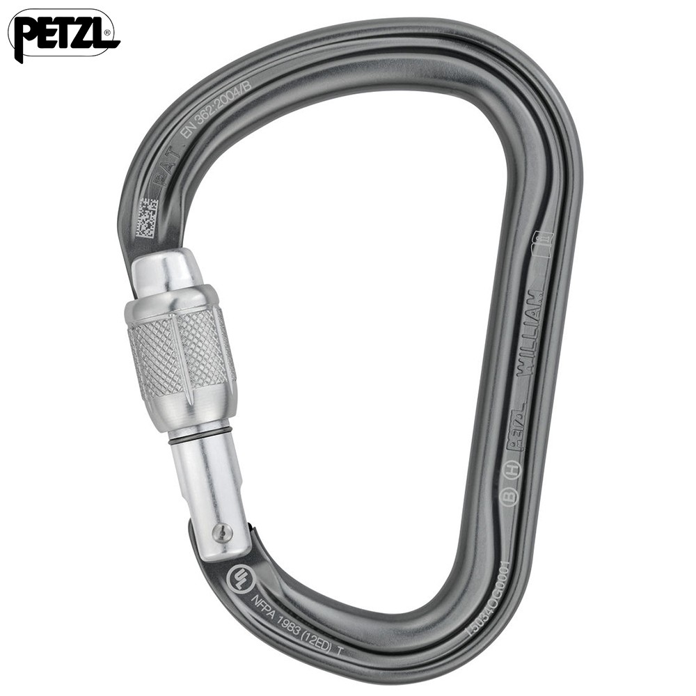 Petzl William Screw Lock / Ball Lock Carabiner