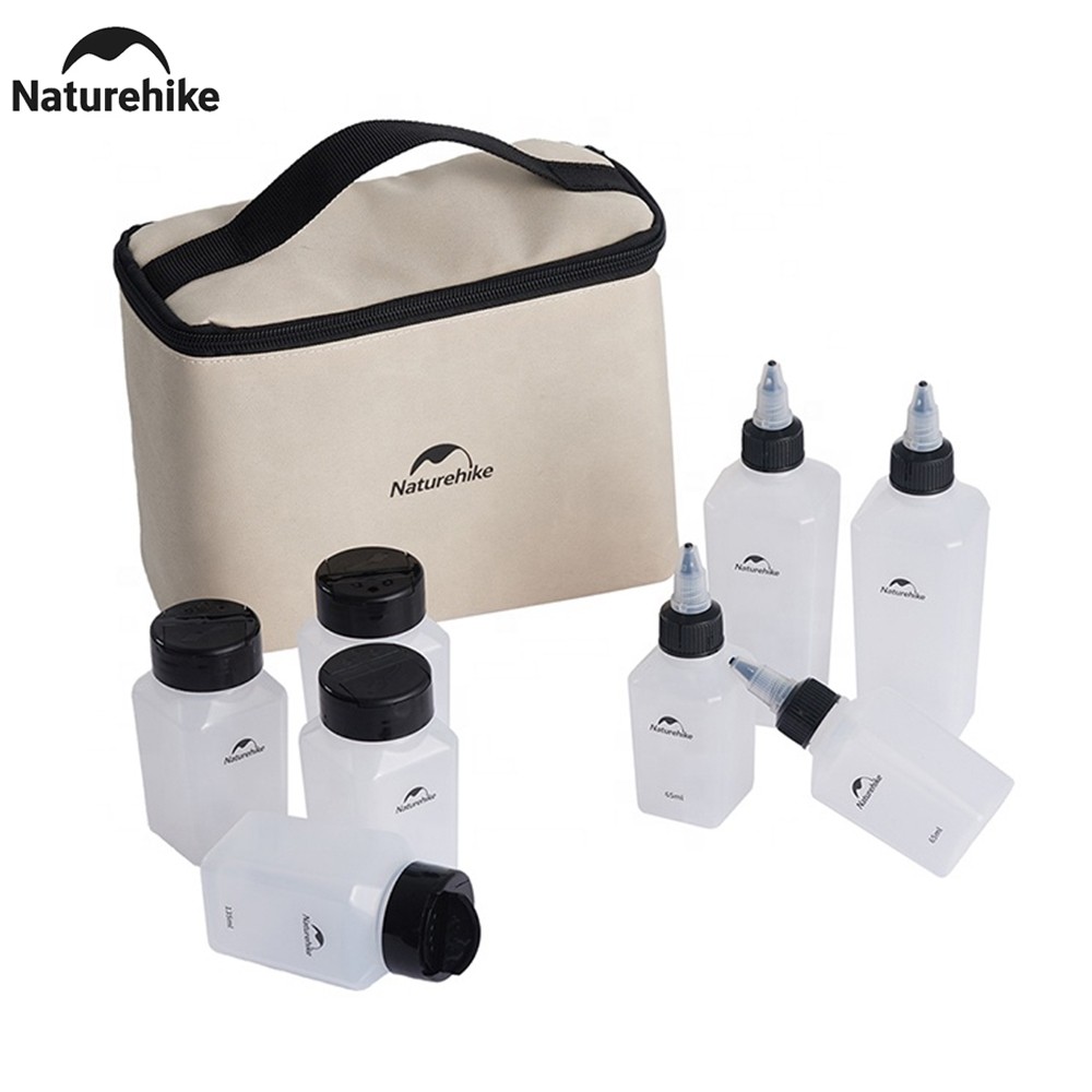 Nature hike  Shiwei Portable Seasoning Bottle Set 6 in 1/8 in 1