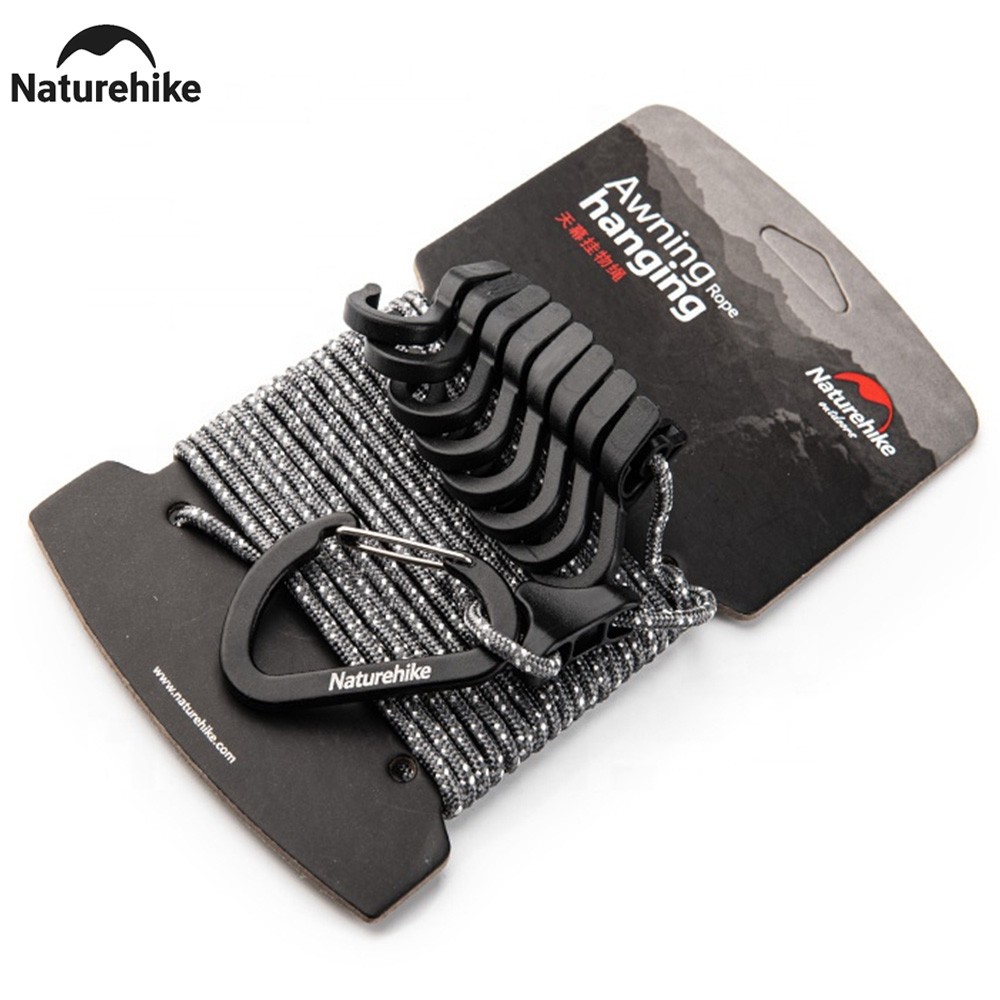 Naturehike Outdoor Camping Lanyard Windproof Multifunction Clothesline Hanging Rope