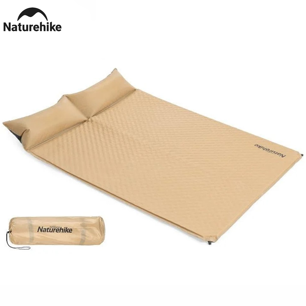 Naturehike Couple Self Inflatable Sponge Mat with Pillow