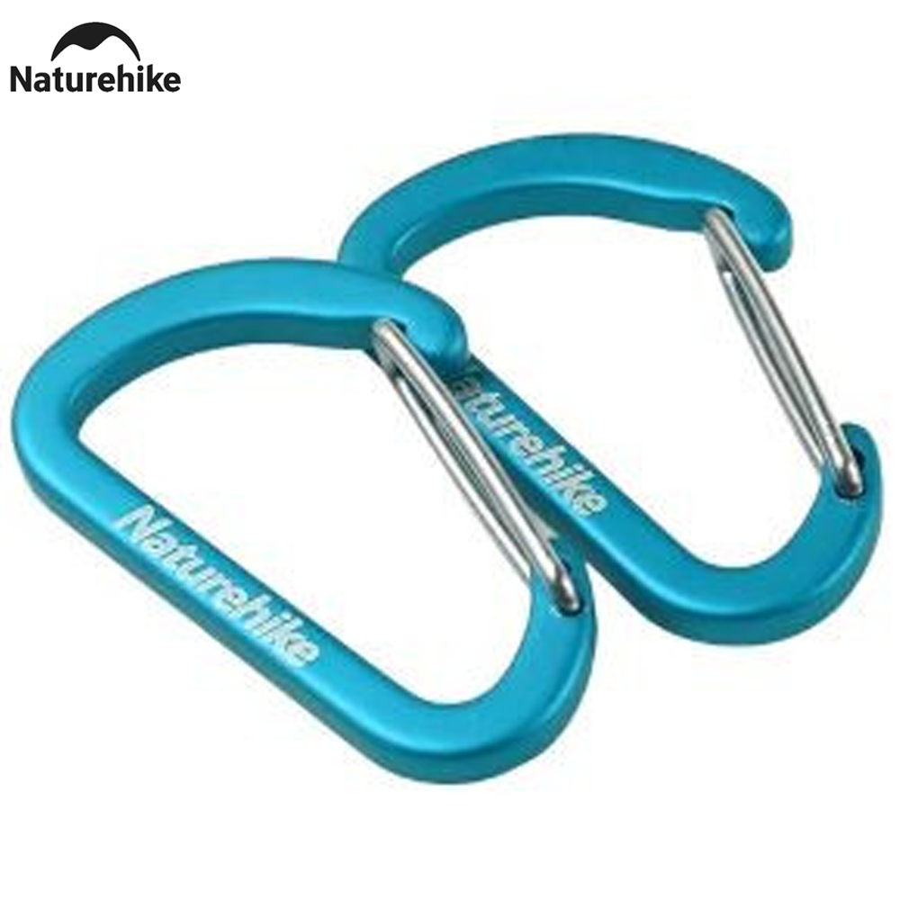Naturehike D Shaped Mini Carabiner 4 cm (2 pcs pack)