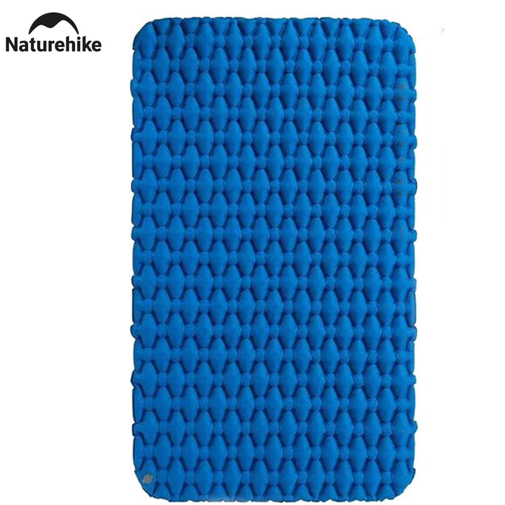 Naturehike Nylon TPU Sleeping Pad Ultra-Light Moistureproof Air Mattress Portable Inflatable Outdoor Camping Mat Tent Sleeping Cushion Air Bed