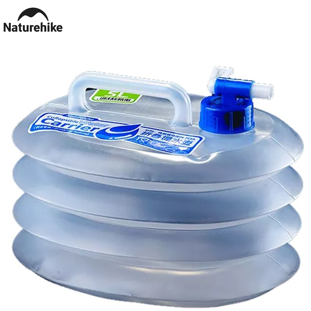Naturehike Folding Collapsible Water Bucket With Tap For Picnic Hiking Trekking Camping Fishing