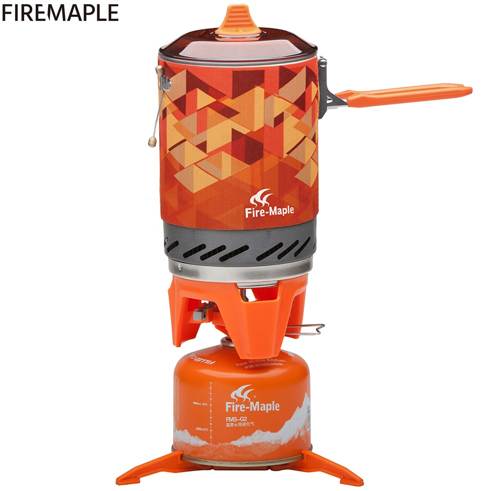 Fire Maple Outdoor Cooking System, Heat Exchanger Pot 1 Ltr Star X2