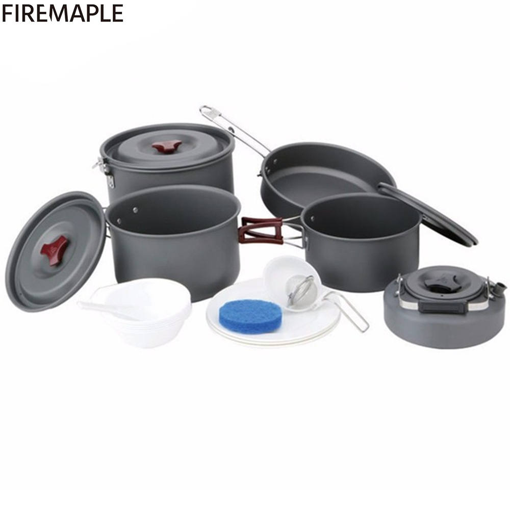 Fire Maple Pot And Frying Pan Camping Cooking Set Camp Cookware Picnic Outdoor Cutlery (Fmc-212)