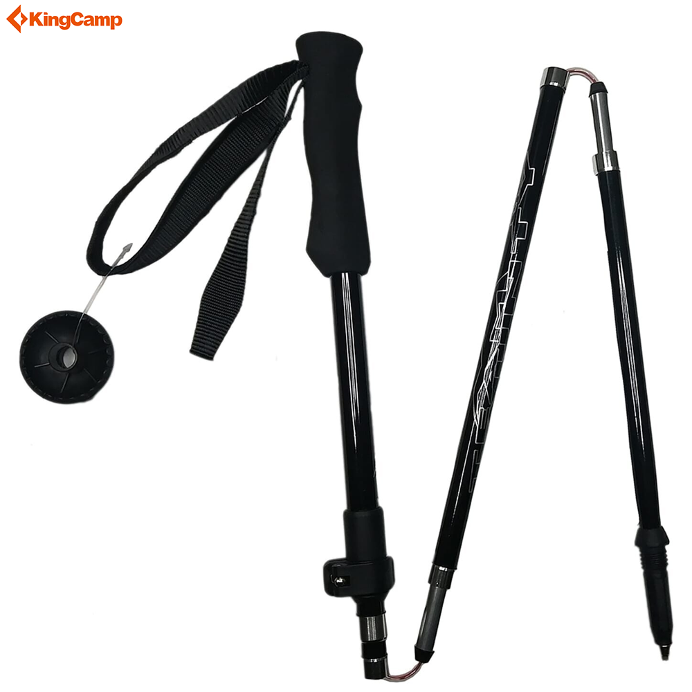 Best Gear Carbon Folding Pole for Trekking, Hiking (set)
