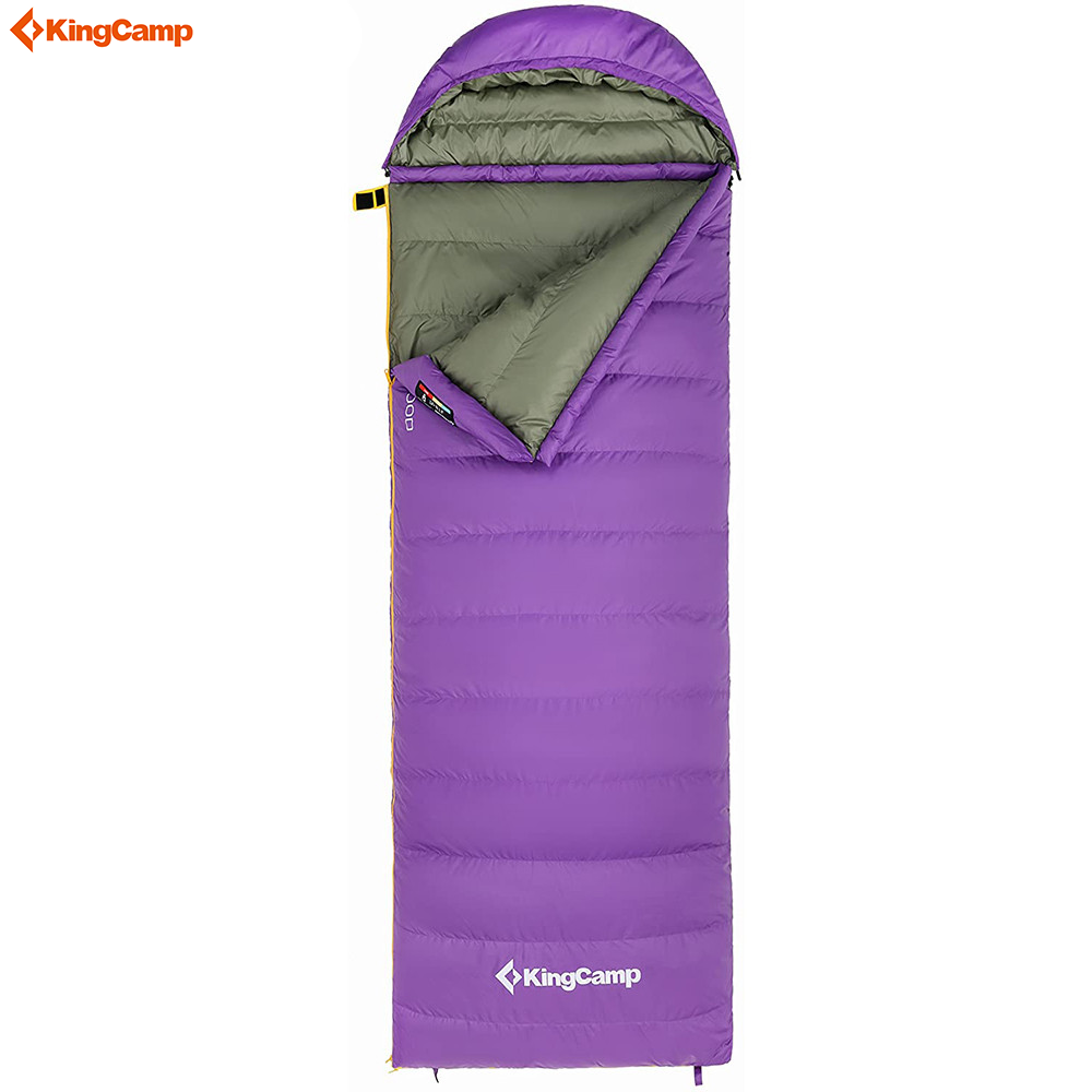 KingCamp Favourer 700 D Envelope Duck Down Ultra Warm Comfort Sleeping Bag for Camping Hiking Trekking