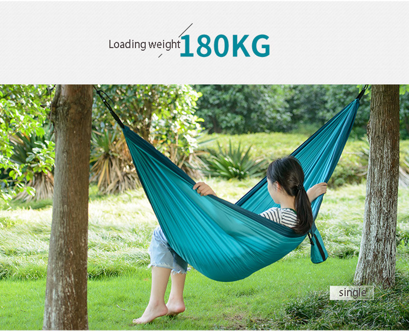 NatureHike Ultralight Single Person Camping Hammock With Tree Strap
