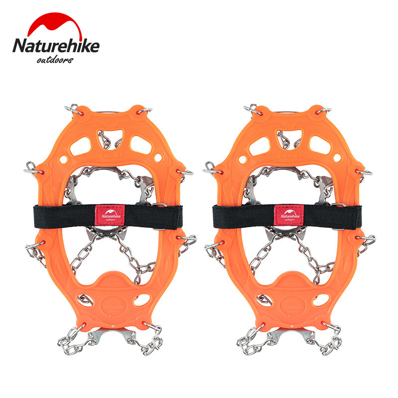 Naturehike Outdoor 10-tooth simple crampons Orange NH20HJ016