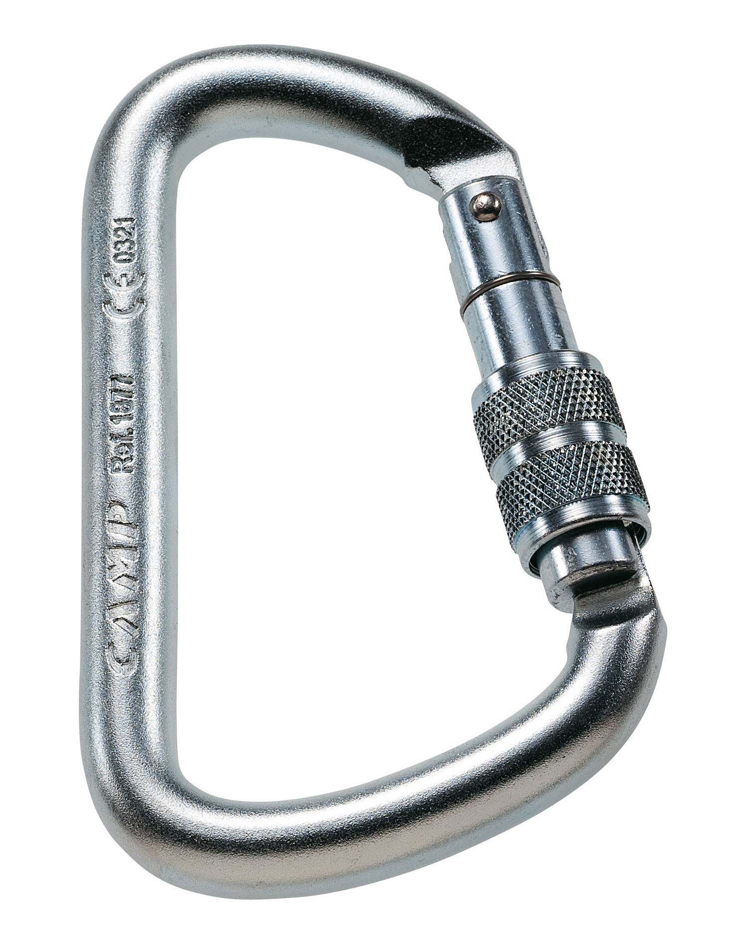 CAMP Steel D Lock Carabiner