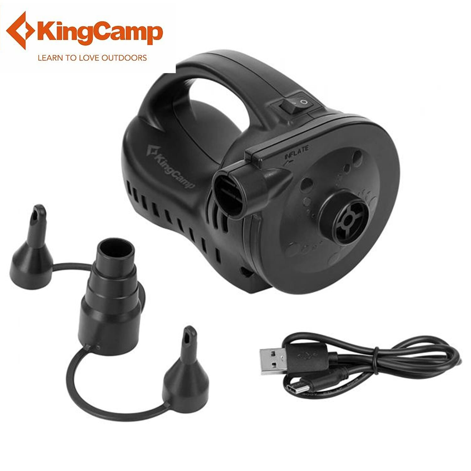 KingCamp Electric Inflator Deflator Air Matress Pump